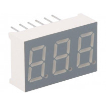 FYS-5611BUHR-21; Display: LED; 7-segment; 14.2mm; 0.56