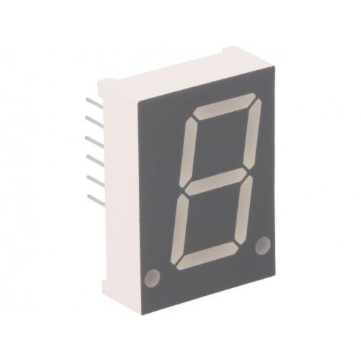 FYS-8011AUHR-21; Display: LED; 7-segment; 20.4mm; 0.8
