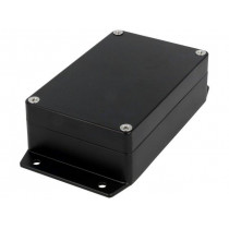 G107MFBK-IP67; Enclosure: multipurpose; X: 80mm; Y: 125mm; Z: 40mm; aluminium; black; GAINTA