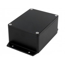 G113MFBK-IP67; Enclosure: multipurpose; X: 90mm; Y: 115mm; Z: 55mm; aluminium; black; GAINTA