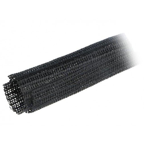 GRP1302IN BLACK 25 FT; Polyester conduit; Braid diameter: 50.8mm; Mat: polyester; black; ALPHA WIRE