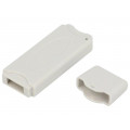 G1901G; Enclosure: for USB; X: 23mm; Y: 71mm; Z: 8.7mm; ABS; grey; UL94HB; GAINTA