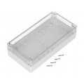 G2113C; Enclosure: multipurpose; X: 120mm; Y: 240mm; Z: 60mm; polycarbonate; GAINTA G2113C; Enclosure: multipurpose; X: 120mm; Y: 240mm; Z: 60mm; polycarbonate; GAINTA