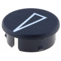 3021133; Cap; with pointer; polyamide; black; Application: for G21G knobs; RITEL