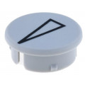 3021131; Cap; with pointer; polyamide; grey; Application: for G21G knobs; RITEL
