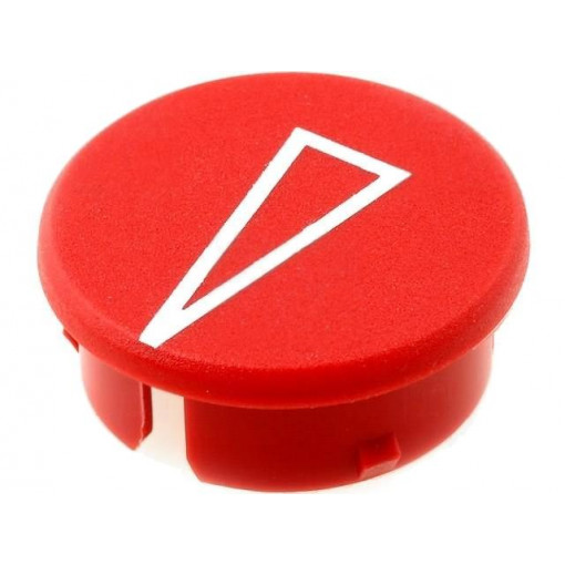 3021134; Cap; with pointer; polyamide; red; Application: for G21G knobs; RITEL