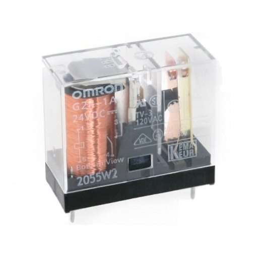 G2R-1A 24VDC; Relay: electromagnetic; SPST-NO; Ucoil: 24VDC; 10A/250VAC; 30mΩ; OMRON