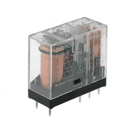 G2R-2 110VDC; Relay: electromagnetic; DPDT; Ucoil: 110VDC; 5A/250VAC; 5A/30VDC; OMRON OCB