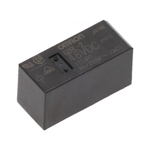 G2RL-2 48VDC; Relay: electromagnetic; DPDT; Ucoil: 48VDC; 8A/250VAC; 8A/24VDC; OMRON