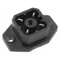932840100 G 30 A 5 M SCHWARZ; Connector: square; Series: G; socket; male; PIN: 4; tinned; IP65; 250V; HIRSCHMANN