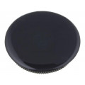 334.663; Cap; Colour: black; Mounting: push-in; Mat: plastic; MENTOR