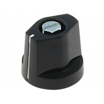 352.61; Knob; with flange,with pointer; plastic; Øshaft: 6mm; Ø13x16.5mm; MENTOR 352.61; Knob; with flange,with pointer; plastic; Øshaft: 6mm; Ø13x16.5mm; MENTOR