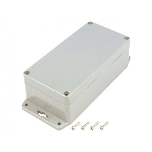 G368MF; Enclosure: multipurpose; X: 80mm; Y: 160mm; Z: 55mm; ABS; dark grey; GAINTA