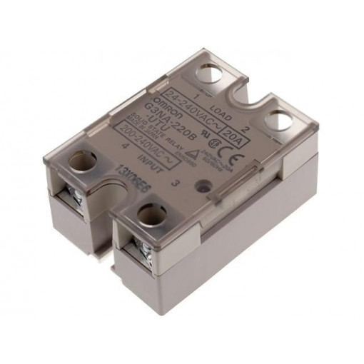 G3NA-220B-UTU 200-240AC; Relay: solid state; Ucntrl: 200÷240VAC; 20A; 24÷240VAC; -30÷80°C; OMRON