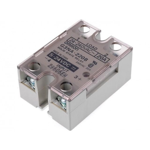 G3NA-220B-UTU 5-24DC; Relay: solid state; Ucntrl: 5÷24VDC; 20A; 24÷240VAC; -30÷80°C; OMRON