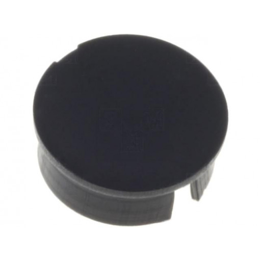 4129.063; Cap; Colour: black; Mounting: push-in; Mat: plastic; MENTOR