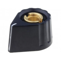 428.611; Knob; with pointer; plastic; Øshaft: 6mm; Ø20x15mm; black; MENTOR 428.611; Knob; with pointer; plastic; Øshaft: 6mm; Ø20x15mm; black; MENTOR
