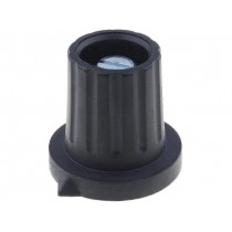 4310.6131; Knob; with flange,with pointer; plastic; Øshaft: 6mm; Ø15x20mm; MENTOR 4310.6131; Knob; with flange,with pointer; plastic; Øshaft: 6mm; Ø15x20mm; MENTOR
