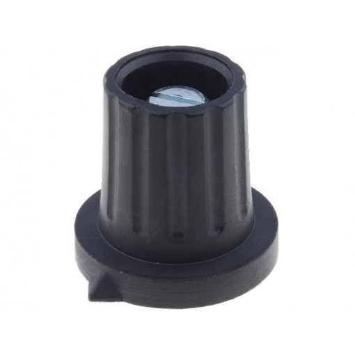 4310.6131; Knob; with flange,with pointer; plastic; Øshaft: 6mm; Ø15x20mm; MENTOR 4310.6131; Knob; with flange,with pointer; plastic; Øshaft: 6mm; Ø15x20mm; MENTOR