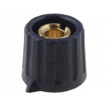 4311.6131; Knob; with pointer; plastic; Øshaft: 6mm; Ø20x17mm; black; MENTOR 4311.6131; Knob; with pointer; plastic; Øshaft: 6mm; Ø20x17mm; black; MENTOR