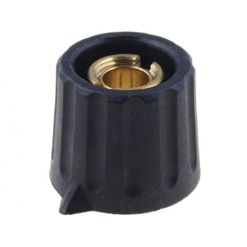 4311.6131; Knob; with pointer; plastic; Øshaft: 6mm; Ø20x17mm; black; MENTOR 4311.6131; Knob; with pointer; plastic; Øshaft: 6mm; Ø20x17mm; black; MENTOR