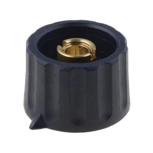 4312.6131; Knob; with pointer; plastic; Øshaft: 6mm; Ø28x18.5mm; black; MENTOR 4312.6131; Knob; with pointer; plastic; Øshaft: 6mm; Ø28x18.5mm; black; MENTOR