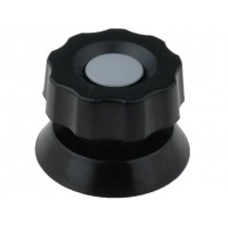 475.61; Knob; with pointer; bakelite; Øshaft: 6mm; Ø38x28mm; black; MENTOR 475.61; Knob; with pointer; bakelite; Øshaft: 6mm; Ø38x28mm; black; MENTOR
