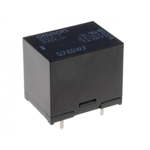 G5LE-1 5VDC; Relay: electromagnetic; SPDT; Ucoil: 5VDC; 10A/240VAC; 8A/30VDC; OMRON