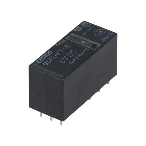 G5RL-K1-E-5DC; Relay: electromagnetic; SPDT; Ucoil: 5VDC; 16A/250VAC; 16A/24VDC; OMRON