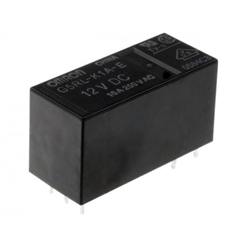G5RL-K1A-E-12DC; Relay: electromagnetic; SPST; Ucoil: 12VDC; 16A/250VAC; 16A/24VDC; OMRON