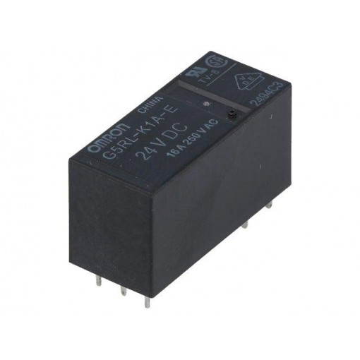 G5RL-K1A-E-24DC; Relay: electromagnetic; SPST; Ucoil: 24VDC; 16A/250VAC; 16A/24VDC; OMRON