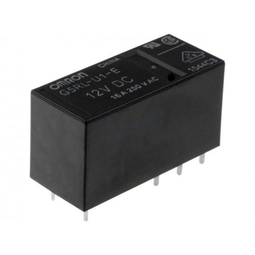 G5RL-U1-E-12DC; Relay: electromagnetic; SPDT; Ucoil: 12VDC; 16A/250VAC; 16A/24VDC; OMRON