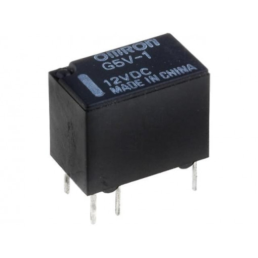 G5V-1 12VDC; Relay: electromagnetic; SPDT; Ucoil: 12VDC; 0.5A/125VAC; 1A/24VDC; OMRON