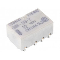 G6K-2G-Y 12VDC; Relay: electromagnetic; DPDT; Ucoil: 12VDC; 0.3A/125VAC; 1A/30VDC; OMRON