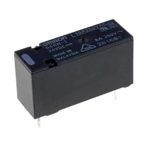 G6RN-1 24VDC; Relay: electromagnetic; SPDT; Ucoil: 24VDC; 8A/250VAC; 5A/30VDC; OMRON