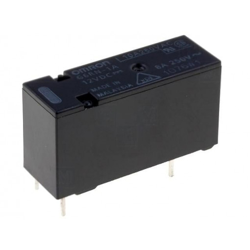 G6RN-1A 12VDC; Relay: electromagnetic; SPST-NO; Ucoil: 12VDC; 8A/250VAC; 5A/30VDC; OMRON