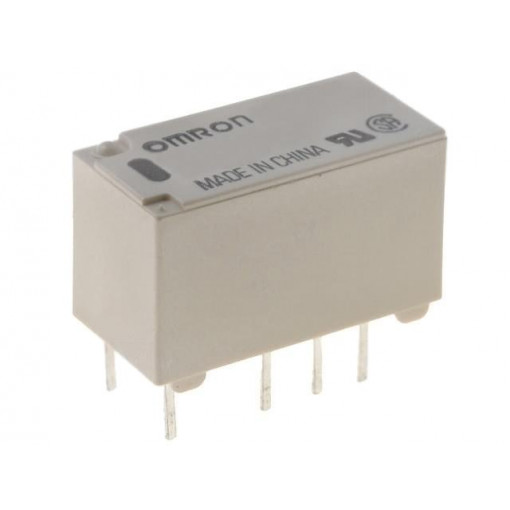 G6S-2 12VDC; Relay: electromagnetic; DPDT; Ucoil: 12VDC; 0.5A/125VAC; 2A/30VDC; OMRON
