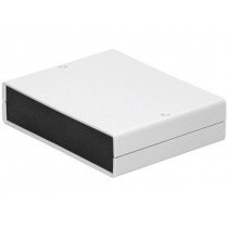 G738; Enclosure: with panel; X: 140mm; Y: 110mm; Z: 35mm; ABS; light grey; GAINTA