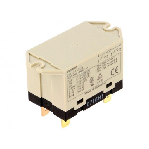 G7L-2A-TUB 24VDC; Relay: electromagnetic; DPST-NO; Ucoil: 24VDC; Icontacts max: 25A; OMRON OCB