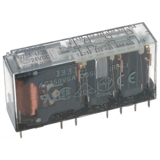 G7SA-4A2B 24VDC; Relay: electromagnetic; SPST-NO x4 + SPST-NC x2; Ucoil: 24VDC; OMRON