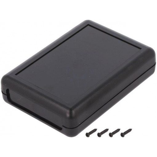 G909B; Enclosure: multipurpose; X: 75mm; Y: 105mm; Z: 26mm; ABS; black; GAINTA