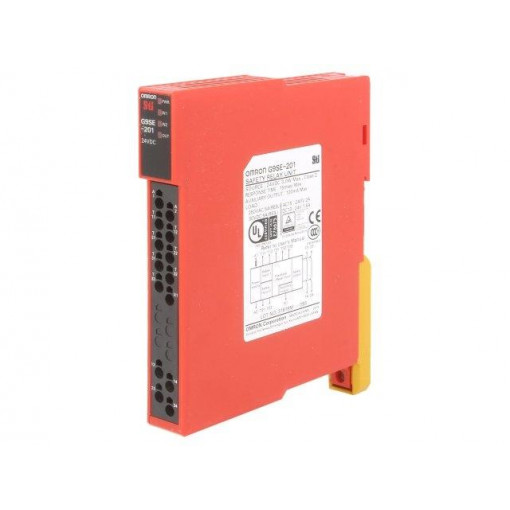 G9SE-201 DC24; Module: safety relay; Series: G9SE; 24VDC; IN: 4; Mounting: DIN; IP20; OMRON