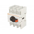 GA080A; Switch-disconnector; Poles: 3; DIN,screw type; 80A; GA; LOVATO ELECTRIC