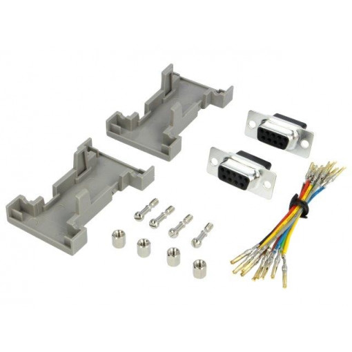 GA0909FFLGK-RC; Transition: adapter; both sides,D-Sub 9pin female; MH CONNECTORS GA0909FFLGK-RC; Transition: adapter; both sides,D-Sub 9pin female; MH CONNECTORS