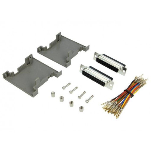 GA2525FFLGK-RC; Transition: adapter; both sides,D-Sub 25pin female; MH CONNECTORS GA2525FFLGK-RC; Transition: adapter; both sides,D-Sub 25pin female; MH CONNECTORS