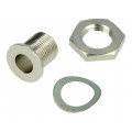 729; Adjusting element; nickel plated steel; Øshaft: 6mm; silver; MENTOR