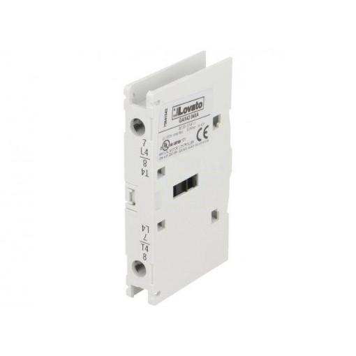 GAX42040A; Fourth pole; side; 40A; GA; GA016A,GA025A,GA032A,GA040A; LOVATO ELECTRIC