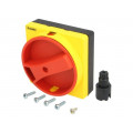 GAX61; Knob; GA; Colour: red/yellow; LOVATO ELECTRIC
