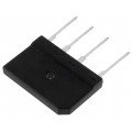 GBJ10B; Single-phase bridge rectifier; Urmax: 100V; If: 10A; Ifsm: 220A; DC COMPONENTS