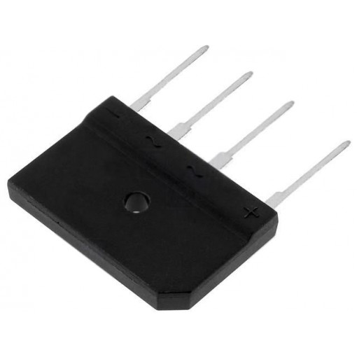 GBJ10G; Single-phase bridge rectifier; Urmax: 400V; If: 10A; Ifsm: 220A; DC COMPONENTS